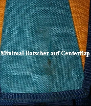 Minimal Ratscher auf Centerflap